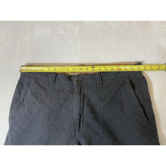 Mens 38x32 Relaxed Straight Leg Gray Cotton Pants BORN 38 - Picture 9 of 11